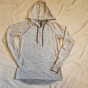 Kuhl Vara Hoodie Women's Size Small Heather Gray Pullover Long Sleeve Stretch